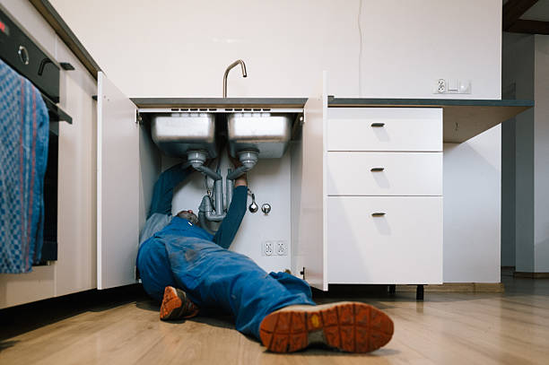 Professional Emergency Plumber technician working in West Dennis, MA